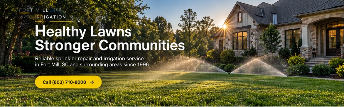 Residential lawn and irrigation service in Fort Mill, South Carolina