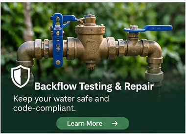 Backflow and irrigation supply repair for residential sprinkler systems in Fort Mill